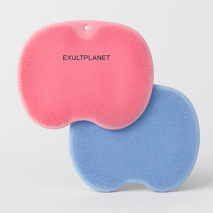 Eco-Friendly Silicone Bath Massage Brush & Foot Scrub Mat