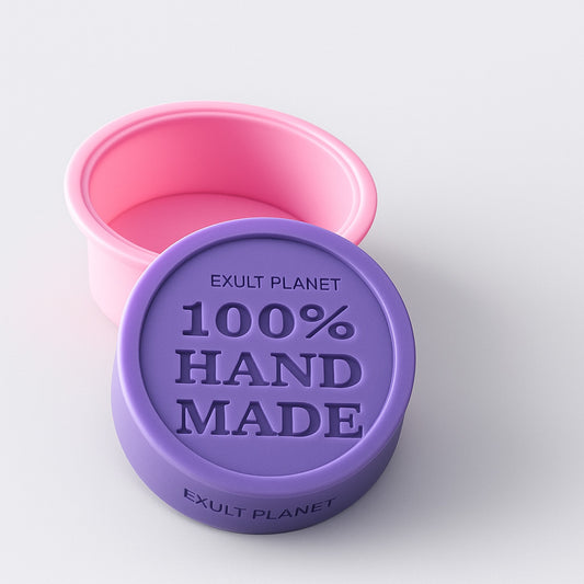 Eco-Friendly Silicone Soap Mold - Reusable Circular Design