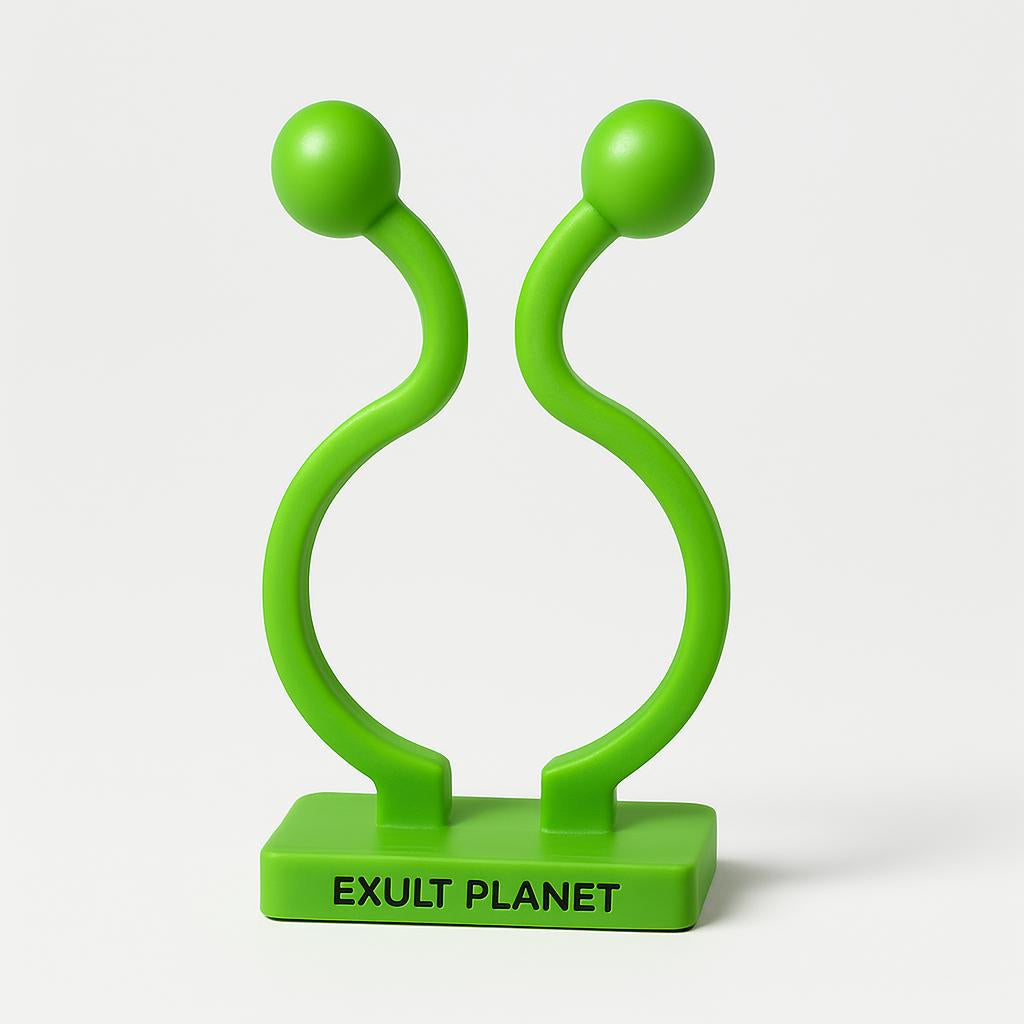 Eco-Friendly Leaf-Shaped Biodegradable Plant Clips