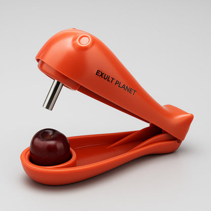 Eco-Friendly Cherry Pitter - Red Handheld Kitchen Tool