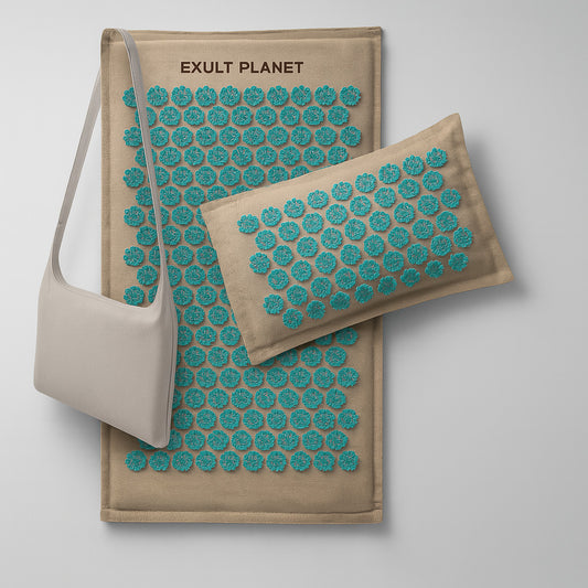 Organic Linen Shiatsu Pillow Set for Relaxation