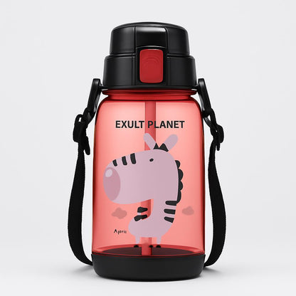 Eco-Friendly Kids Water Bottle with Straw - BPA Free