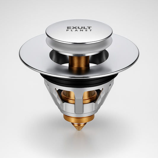 Stainless Steel Bounce Core Push-Type Drain Stopper Converter