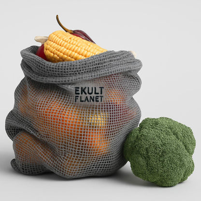 Eco-Friendly Reusable Mesh Produce Bag - Sustainable Grocery Solution