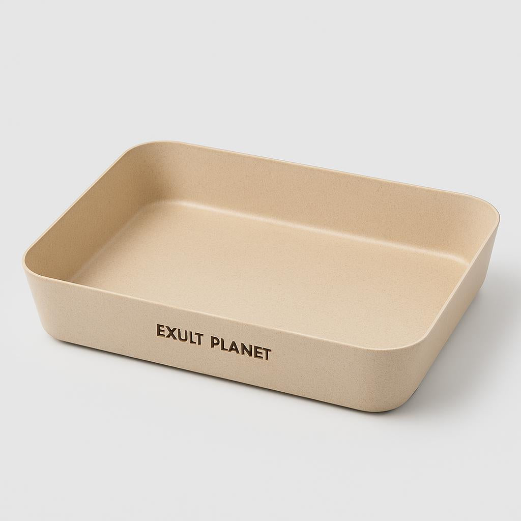 Eco-Friendly Wheat Straw Storage Box for Kitchen