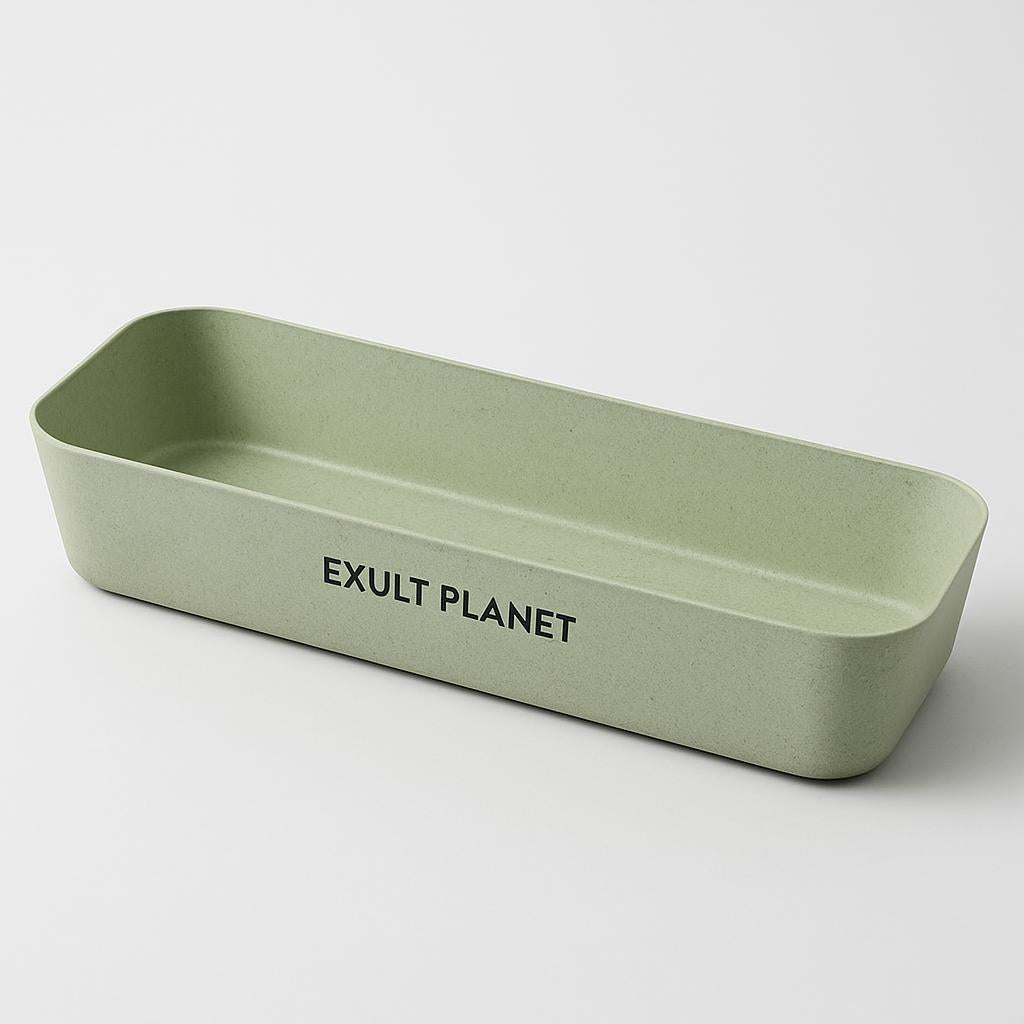 Eco-Friendly Wheat Straw Storage Box for Kitchen