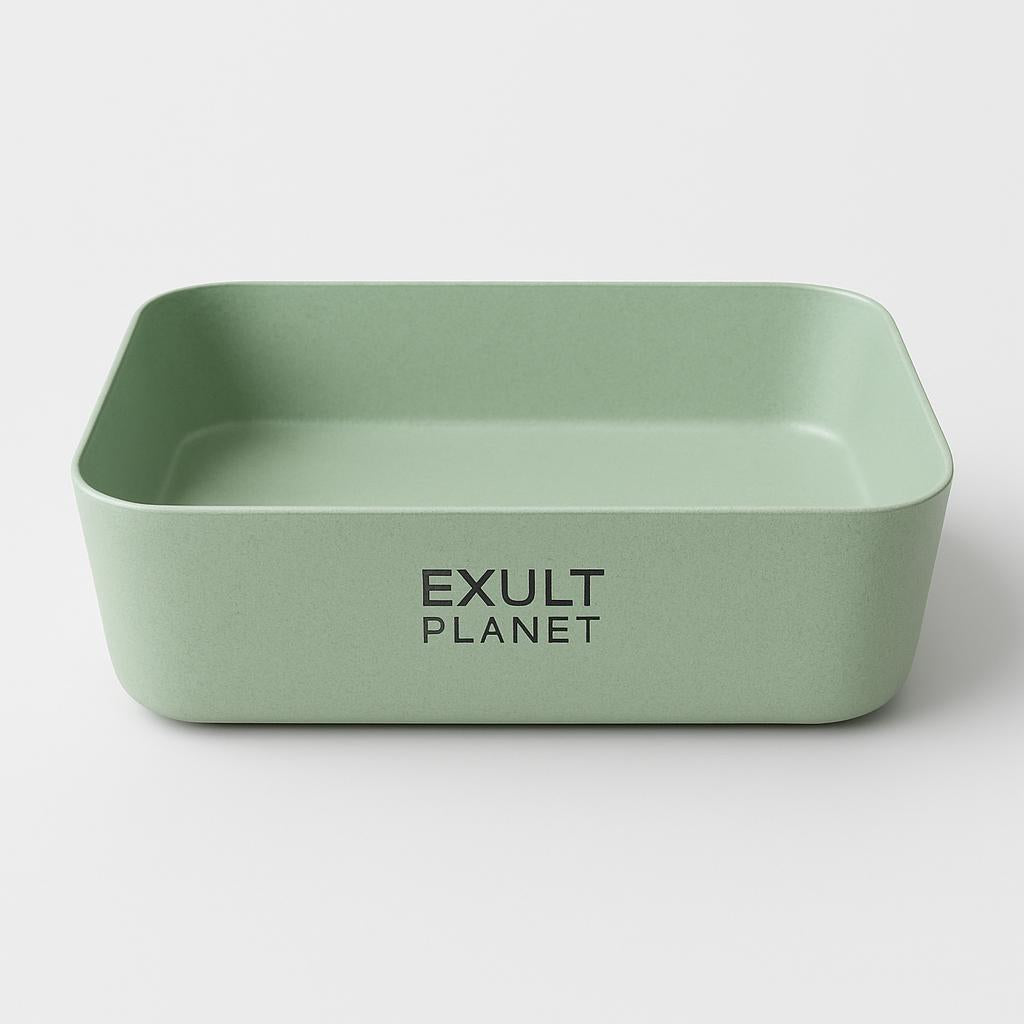Eco-Friendly Wheat Straw Storage Box for Kitchen