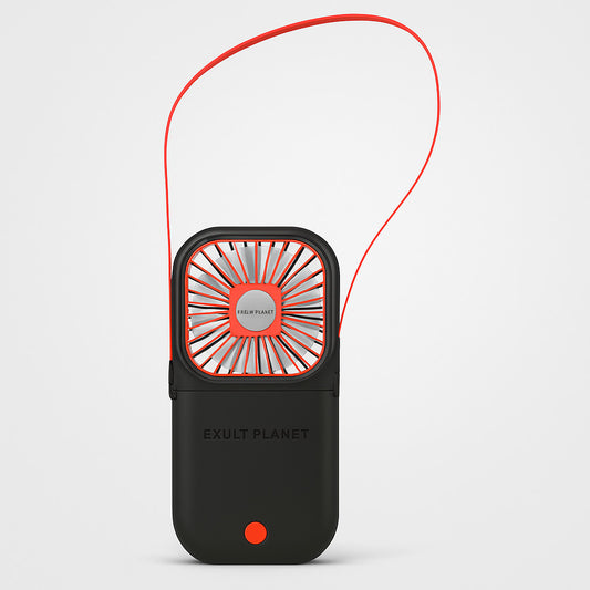 Portable Neckband Fan with Dual Cooling Blades for Summer