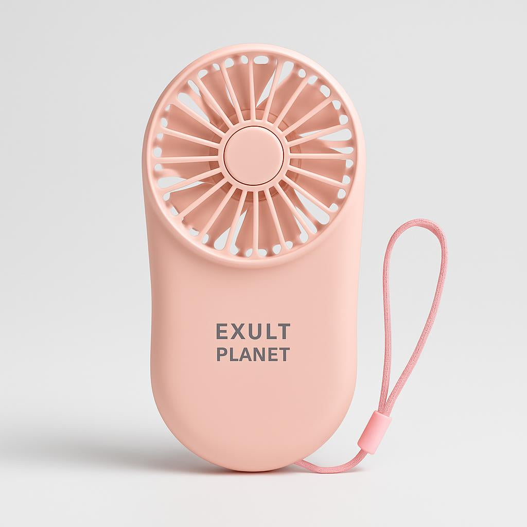 Portable Neckband Fan with Dual Cooling Blades