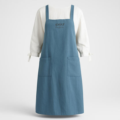 Eco-Chic Sustainable Apron with Shoulder Strap