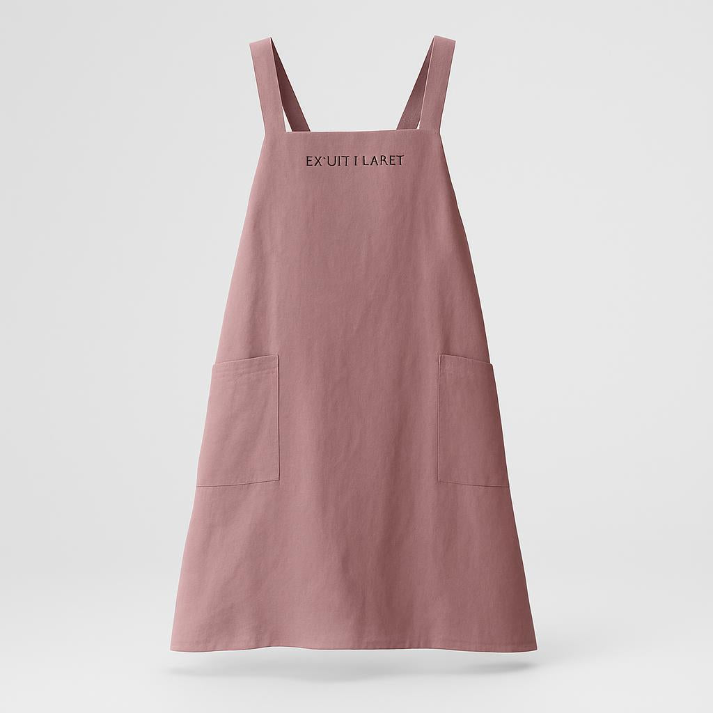 Eco-Chic Sustainable Apron with Shoulder Strap
