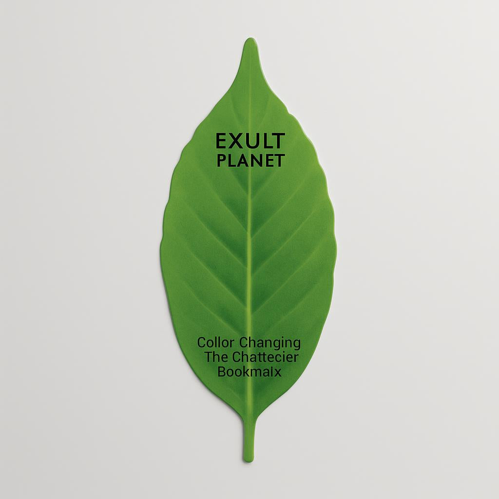 Color-Changing Leaf Thermometer Bookmark