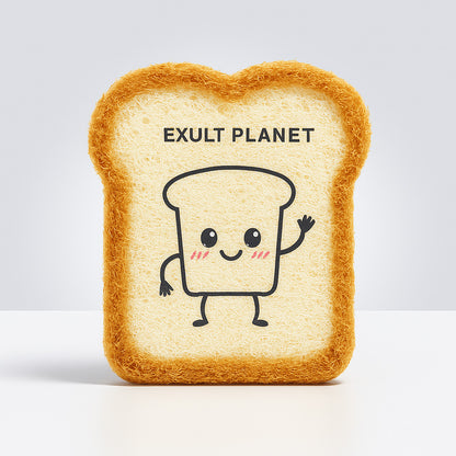 Eco-Friendly Bread-Shaped Dish Towel for Sustainable Kitchen