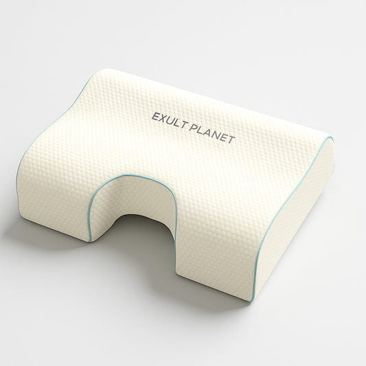 Couples' Slow-Rebound Memory Foam Cervical Pillow Set for Pressure Relief