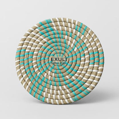 Eco-Friendly Woven Straw Coasters for Sustainable Dining