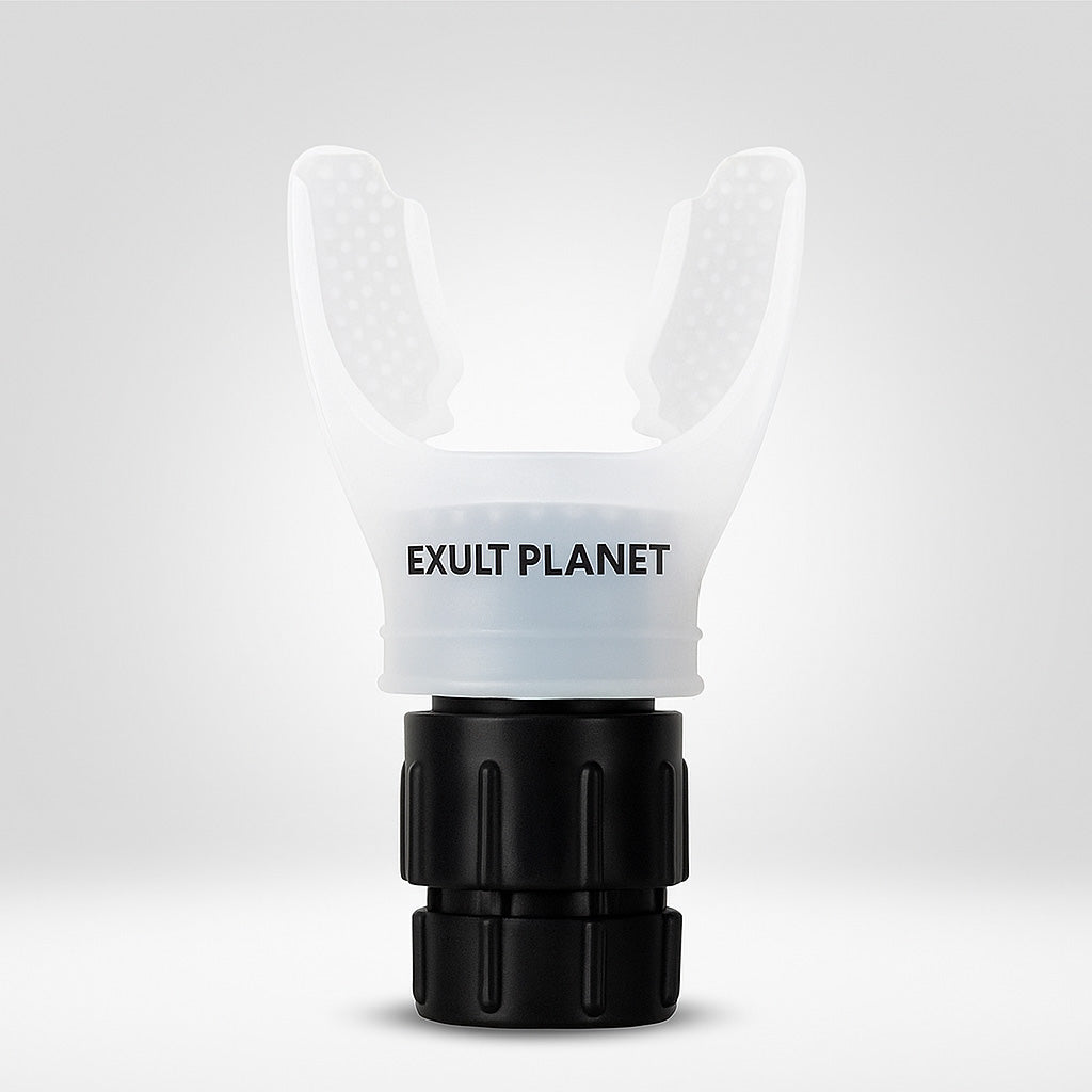 Breathing Trainer Respirator Mouthpiece for Enhanced Lung Capacity