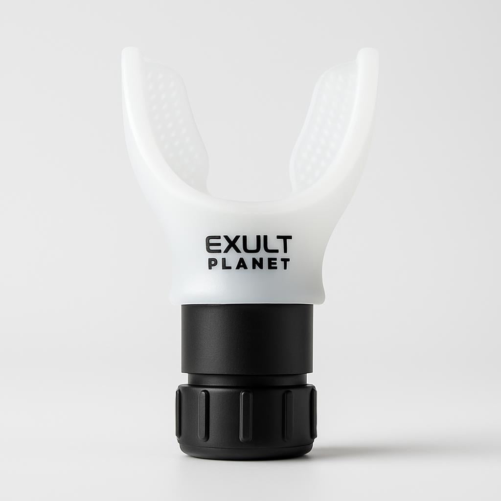 Breathing Trainer Respirator Mouthpiece for Enhanced Lung Capacity