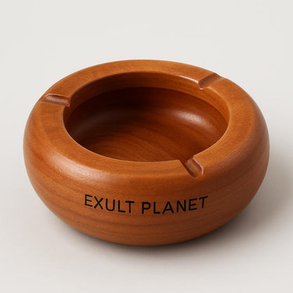 Eco-Friendly Wooden Ashtray - Sustainable, Biodegradable, Plastic-Free
