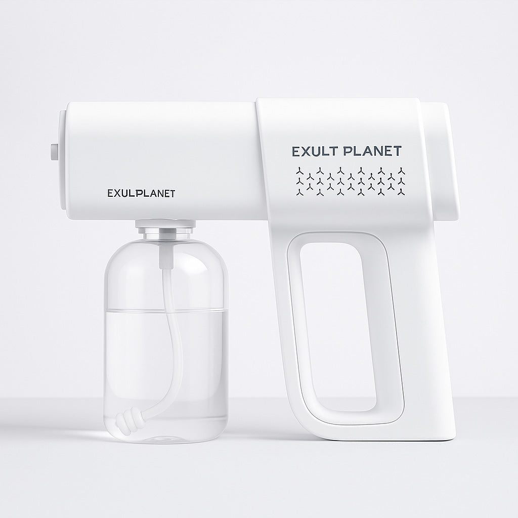 Handheld Electric Nano Sanitizer Spray Gun with Blue Light