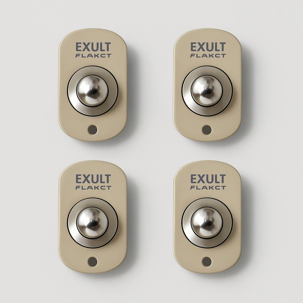 Smooth Glide Universal Swivel Caster Wheels