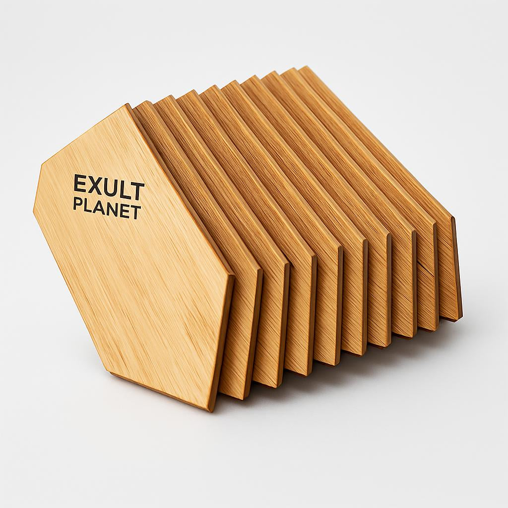 Eco-Friendly Geometric Wooden Hooks for Home Organization