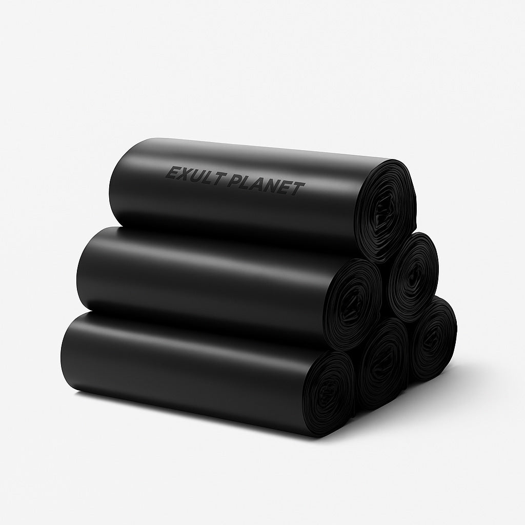Eco-Friendly Biodegradable Trash Bags - Compact Roll Design