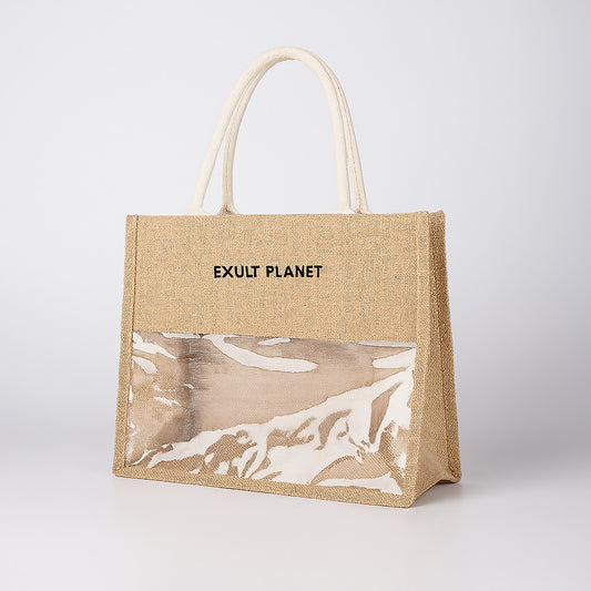 Eco-Friendly Transparent Large Capacity Handbag for Sustainable Fashion