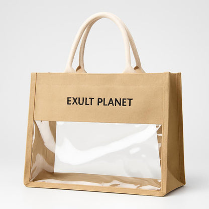 Eco-Friendly Transparent Large Capacity Handbag