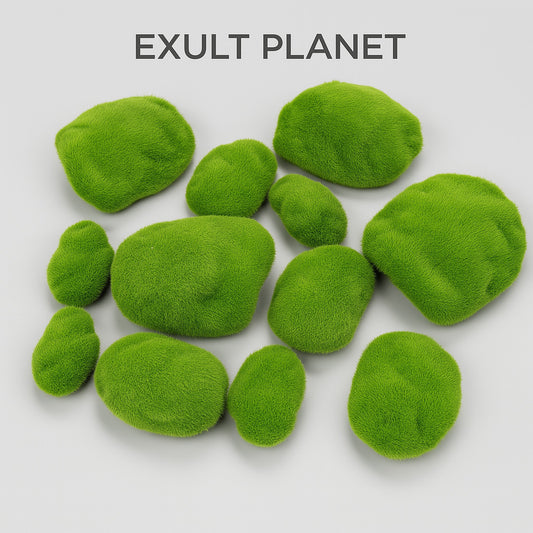 Lush Green Bonsai Fake Moss for Home Décor