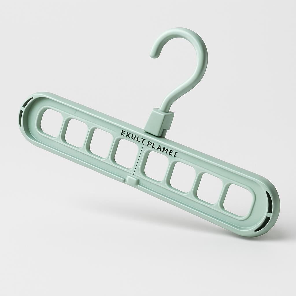 Space-Saving Multi-Slot Folding Hanger