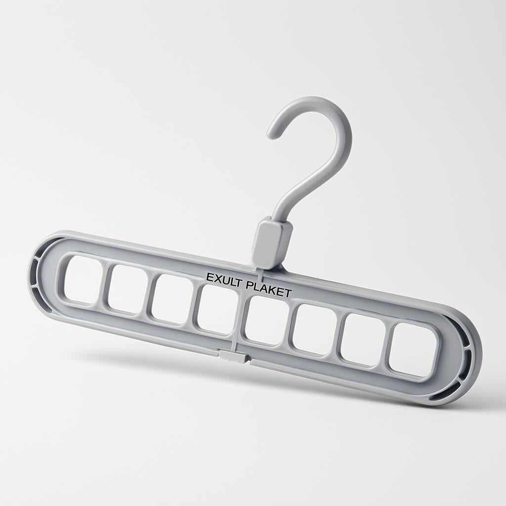 Space-Saving Multi-Slot Folding Hanger