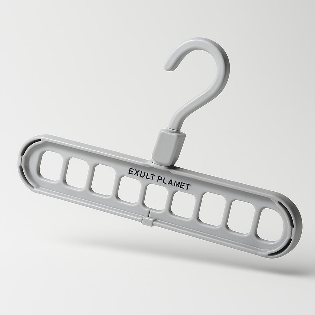 Space-Saving Multi-Slot Folding Hanger