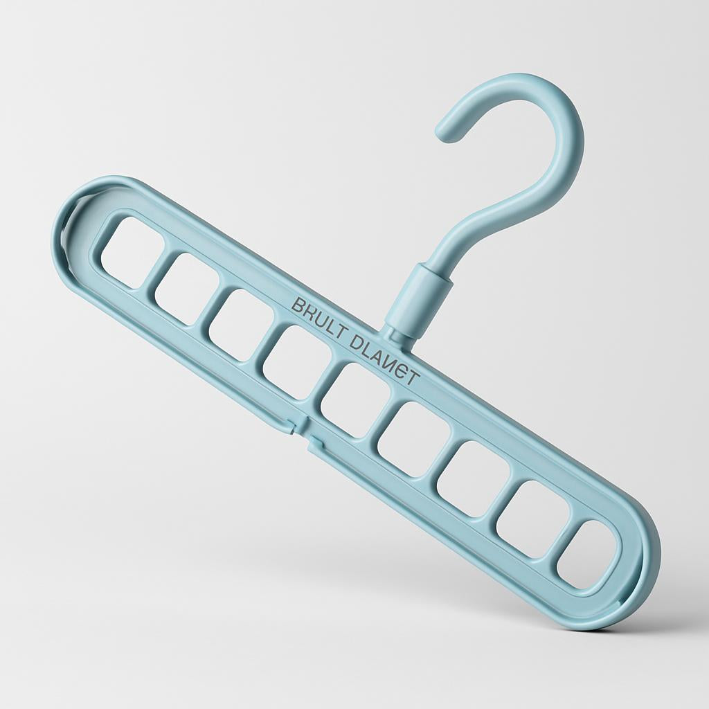 Space-Saving Multi-Slot Folding Hanger