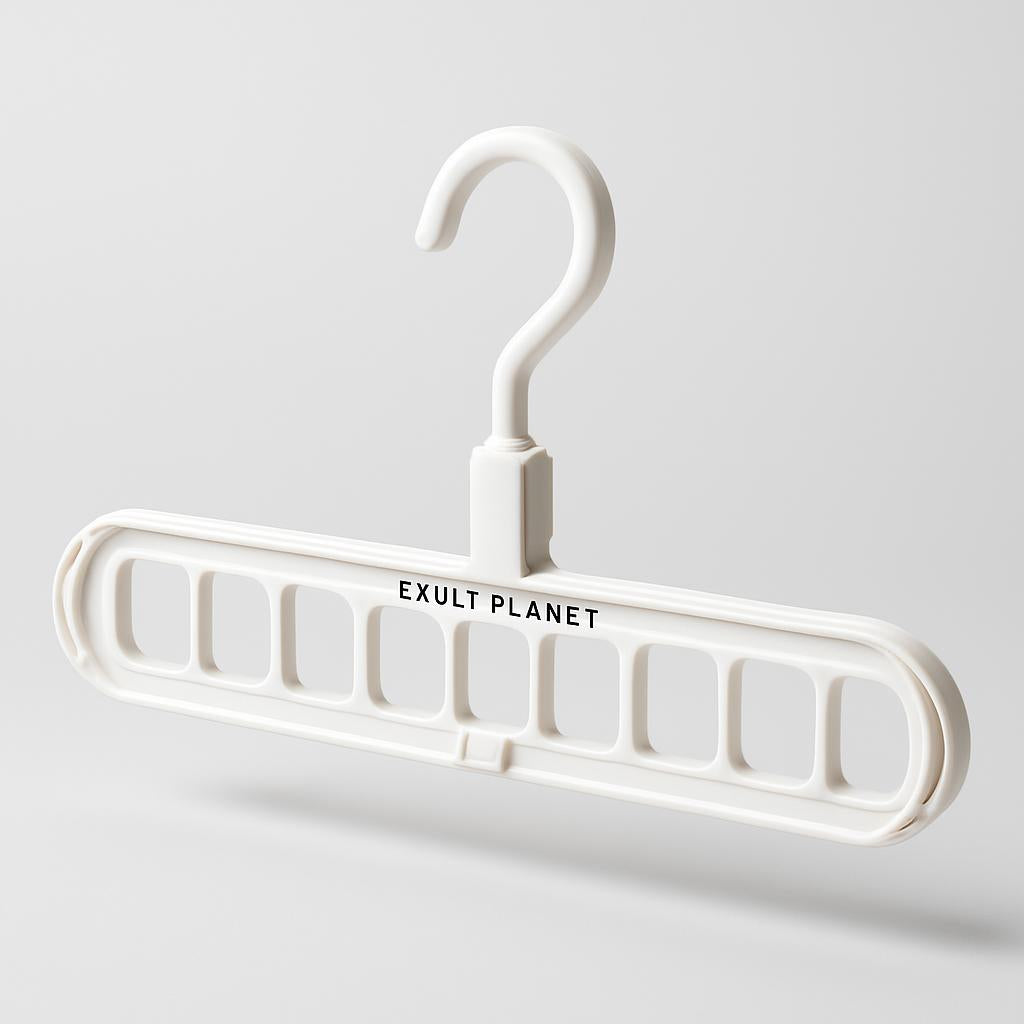 Space-Saving Multi-Slot Folding Hanger