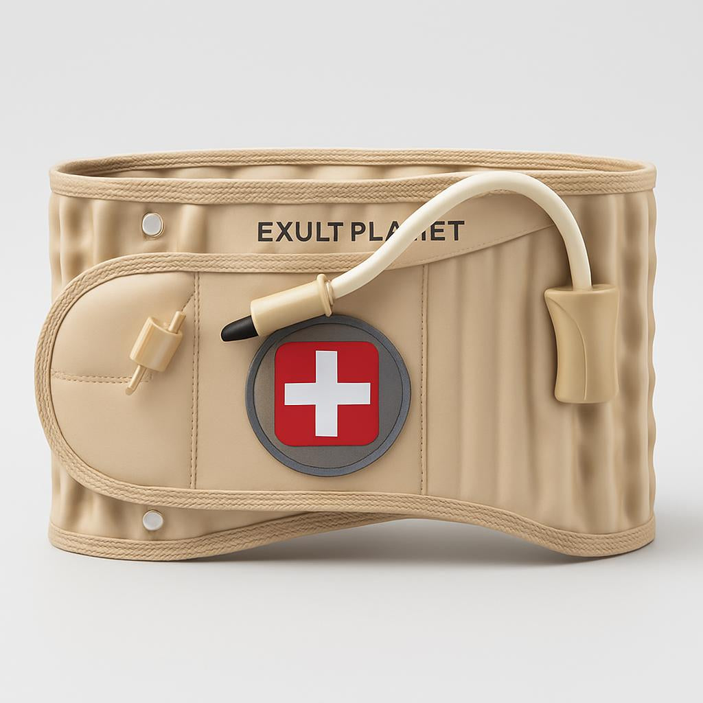 Inflatable Lumbar Support Decompression Belt