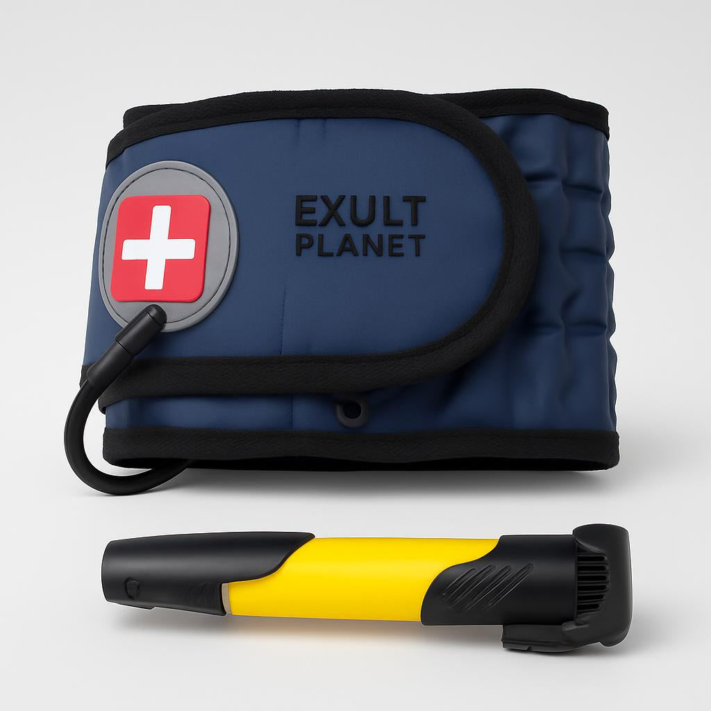 Inflatable Lumbar Support Decompression Belt