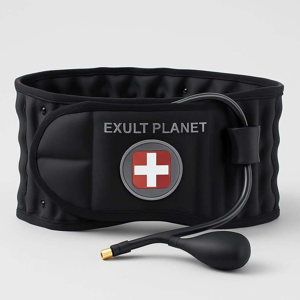 Inflatable Lumbar Support Decompression Belt