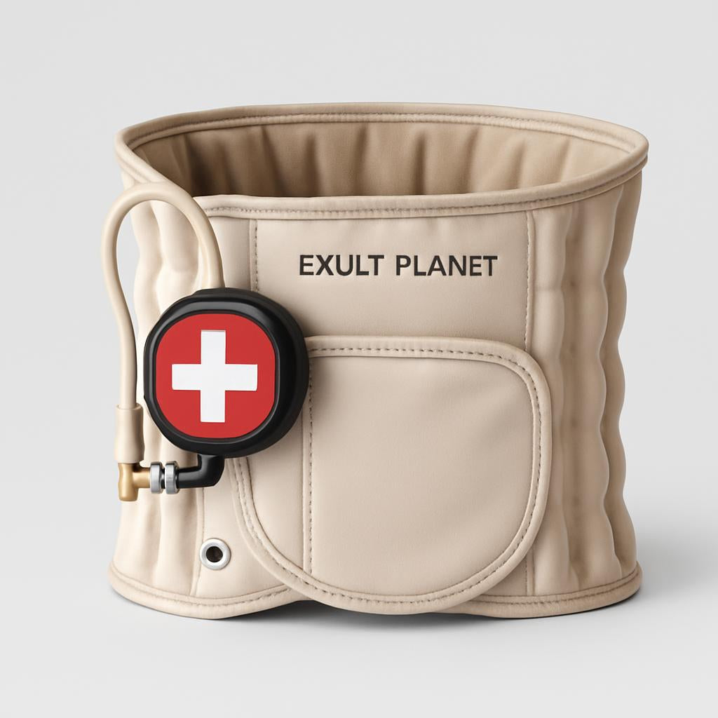 Inflatable Lumbar Support Decompression Belt