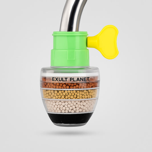 Transparent Faucet Water Filter with Mineral Filtration for Cleaner Water