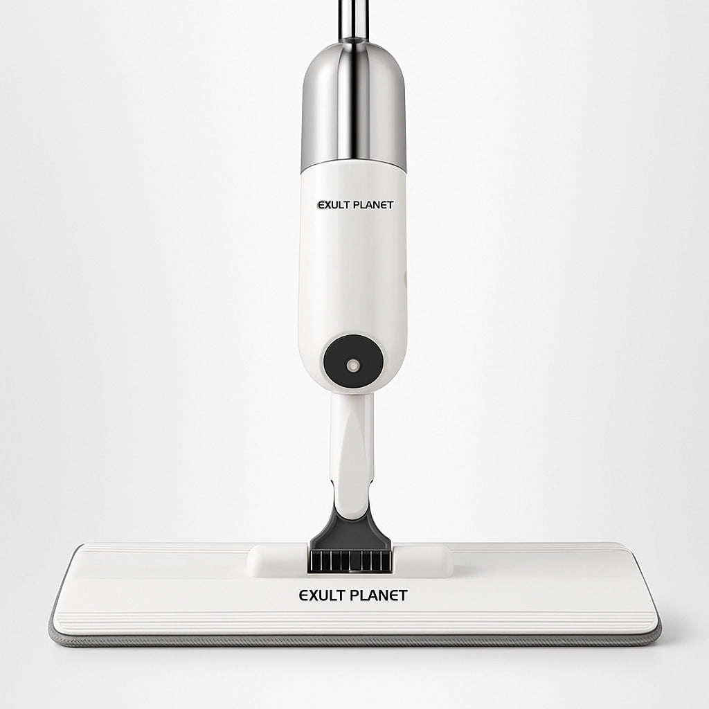Eco-Friendly Spray Mop with Reusable Microfiber Pad