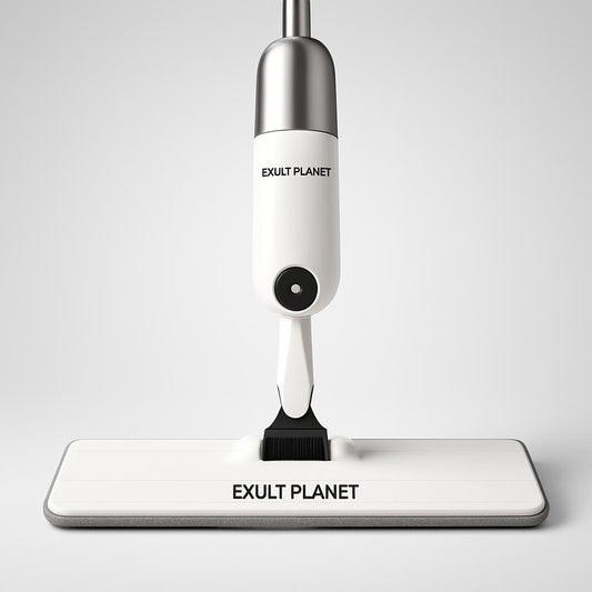 Eco-Friendly Spray Mop with Reusable Microfiber Pad