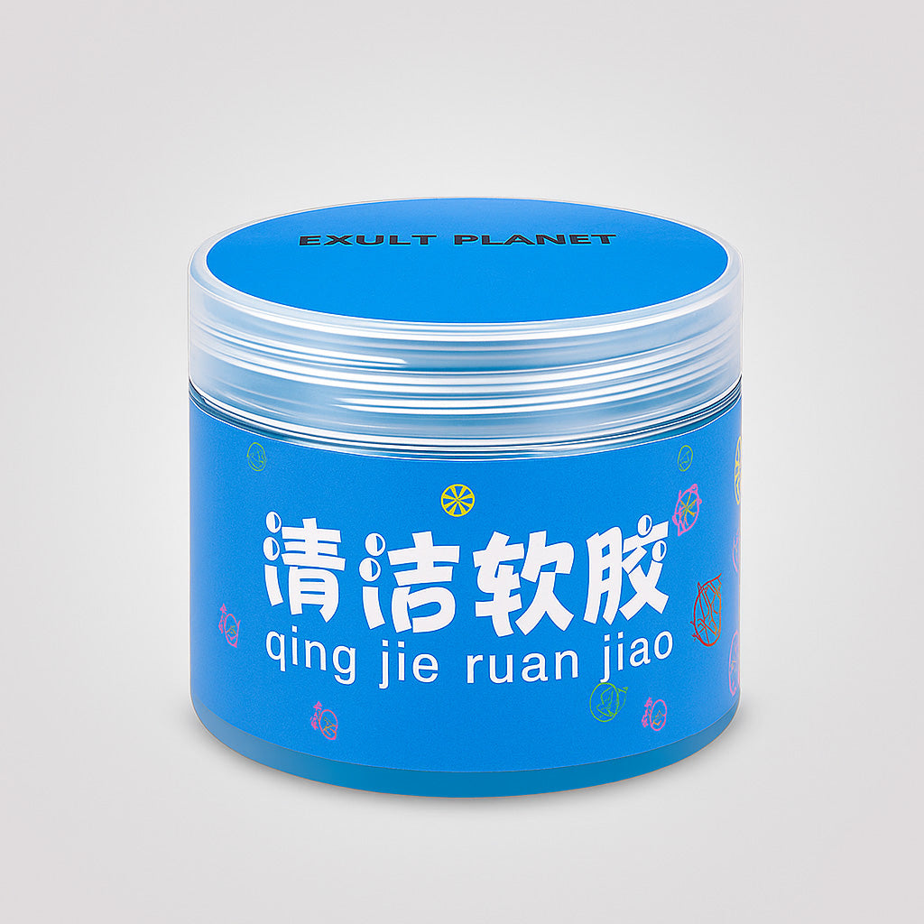 Eco-Friendly Blue Cleaning Gel for Dust and Debris Removal