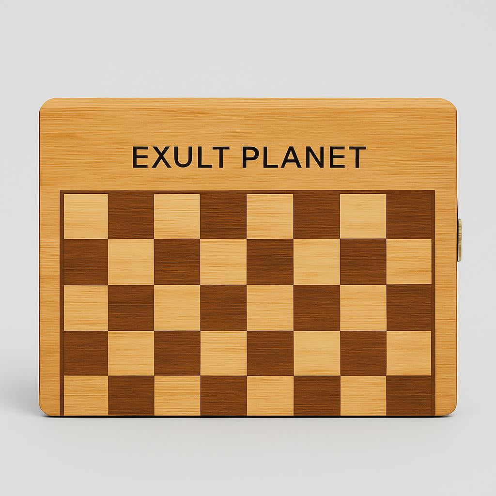 Eco-Friendly Foldable Magnetic Chess Set for Sustainable Gaming