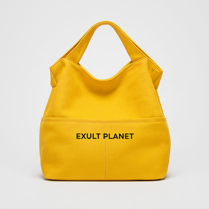 Eco-Friendly Portable Canvas Lunch Box Bento Bag