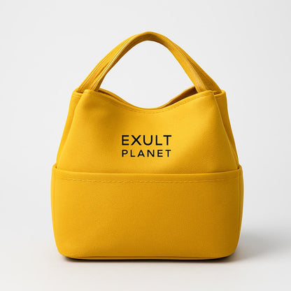 Eco-Friendly Portable Canvas Lunch Box Bento Bag