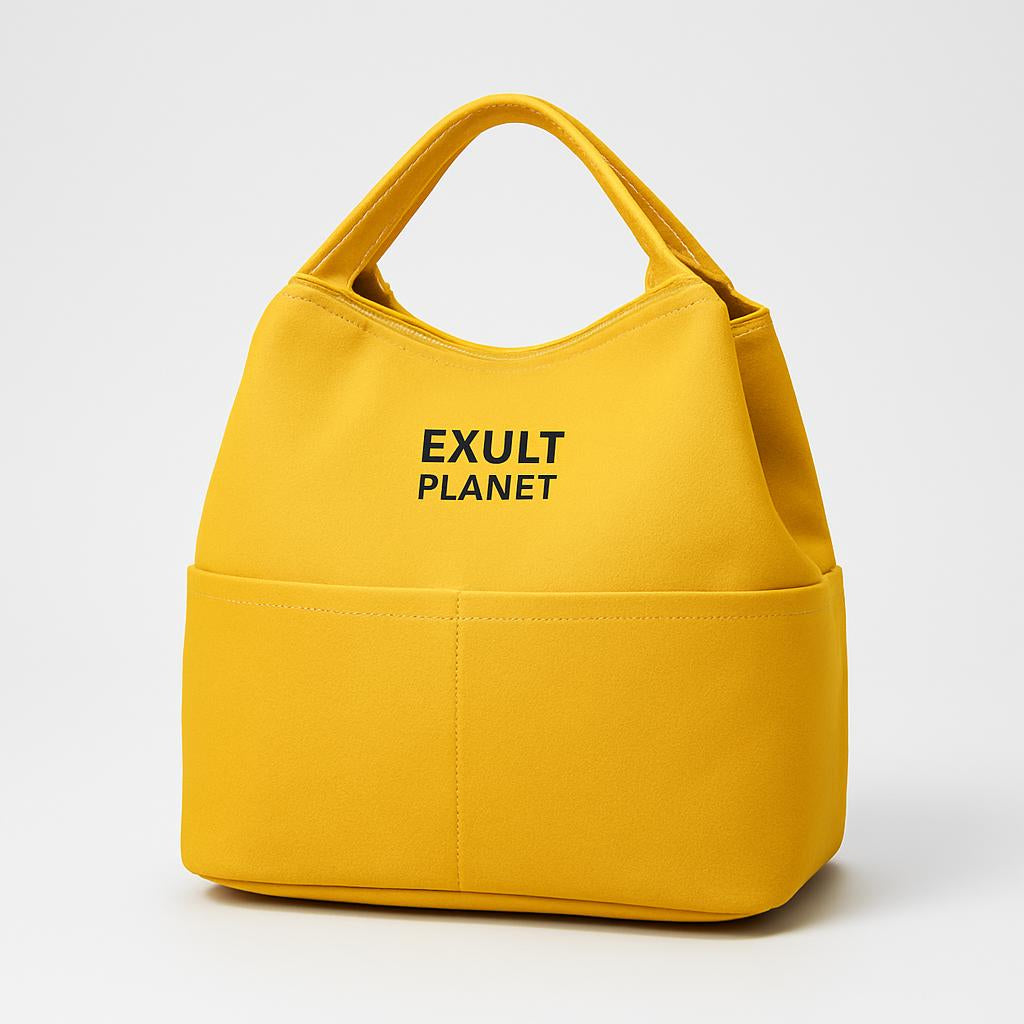 Eco-Friendly Portable Canvas Lunch Box Bento Bag