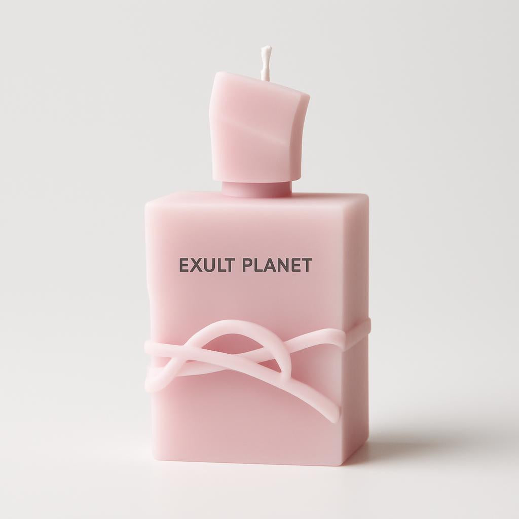 Perfume Bottle Shaped Decorative Candles - Eco-Friendly Wax, Multi-Use Decor