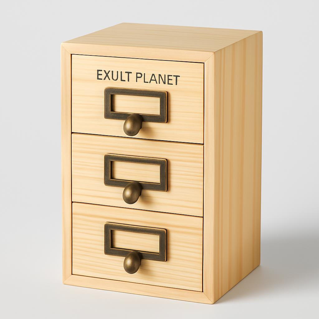 Eco-Friendly Wooden Storage Drawers for Home Organization