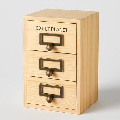 Eco-Friendly Wooden Storage Drawers for Home Organization