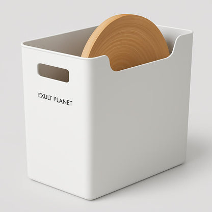 Eco-Friendly Rectangular Kitchen Organizer with Handles